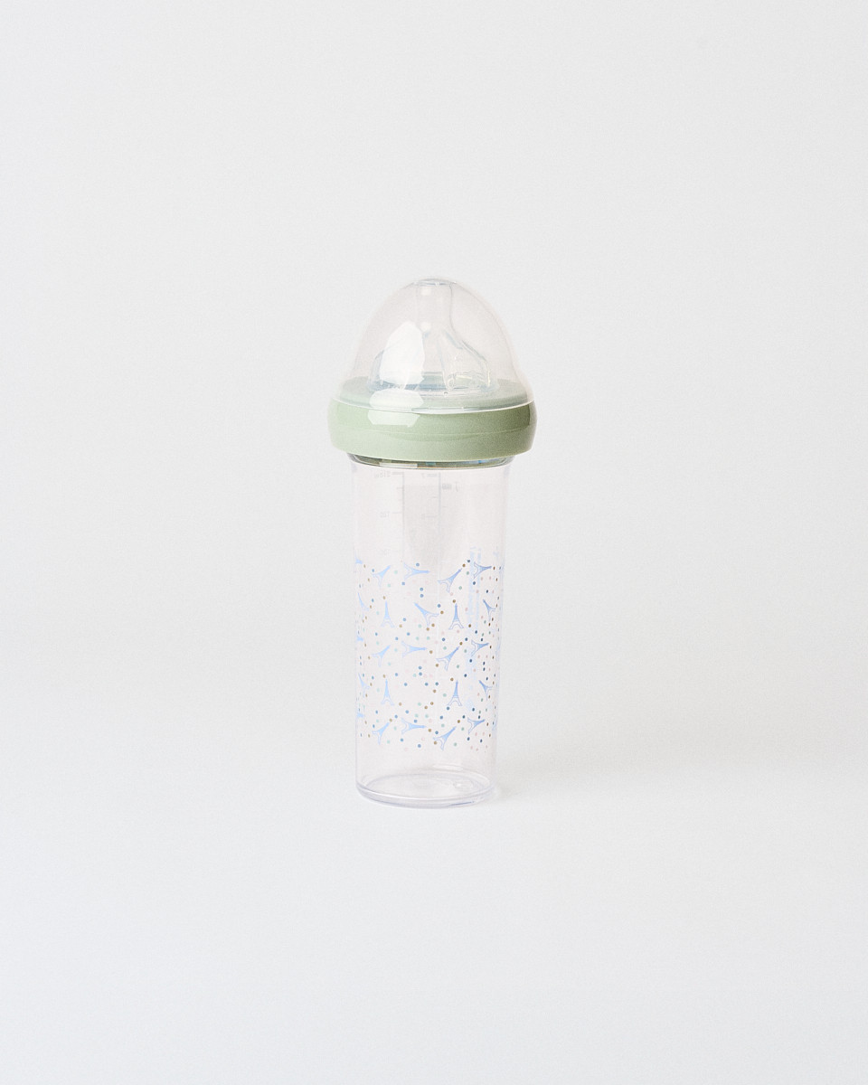Green Child Baby Bottle Le Biberon Français - Eiffel Tower Shop