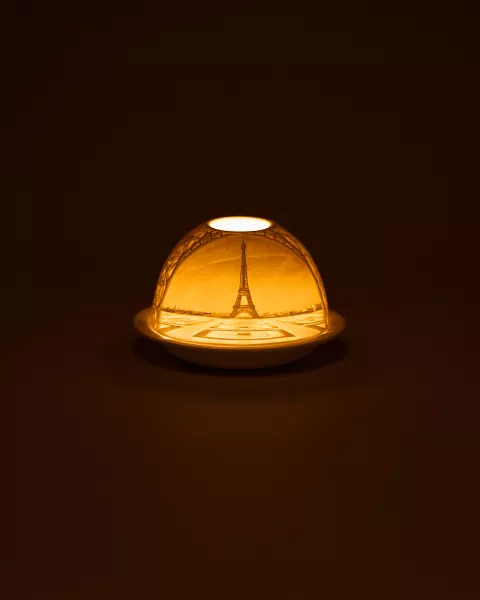 Lithophanie Porcelaine La tour Eiffel Bernardaud