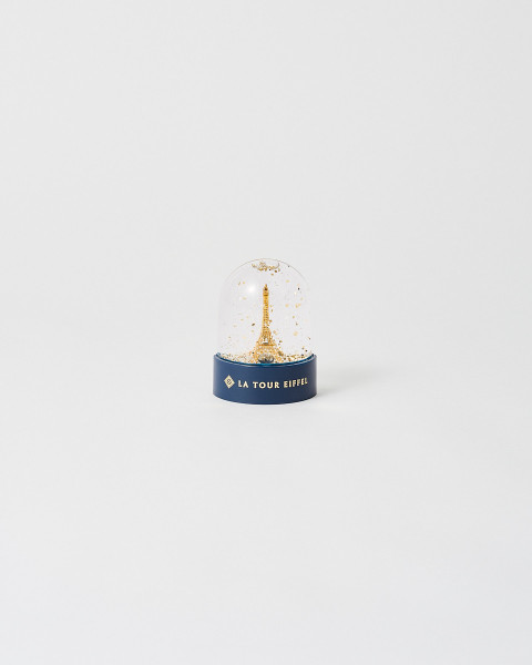 Gold Snow Globe Magnet - Official Eiffel Tower Shop