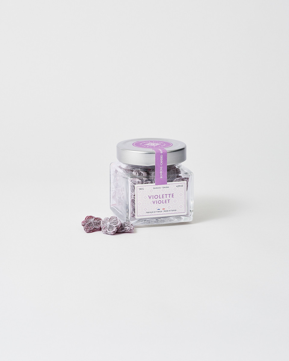 Pot de Bonbons 130g Violette - Boutique tour Eiffel