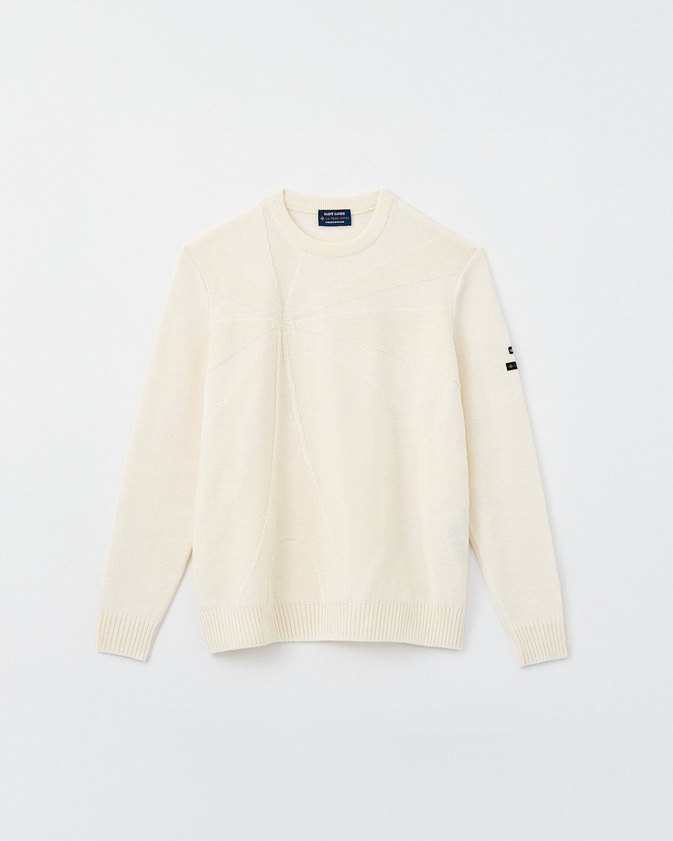 White Wool Sweater - Official Eiffel Tower Shop