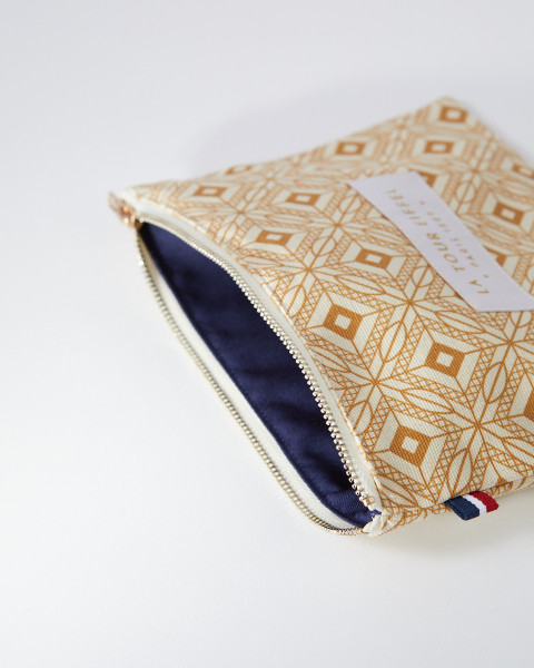 Blue Navy Clutch Bag - Official Eiffel Tower Store